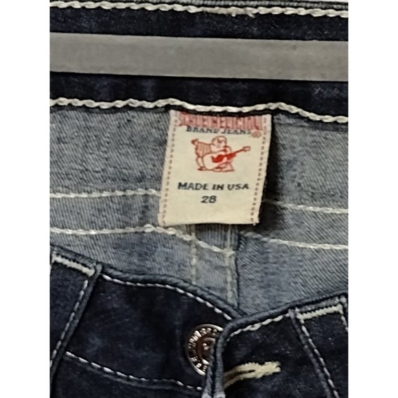 True Religion Women's Blue Boot Cut Denim Jeans Size‎ 28 - Picture 5 of 7
